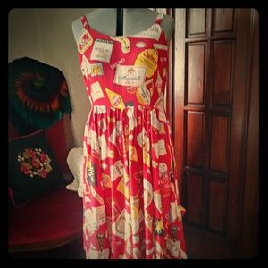 Trashy Diva liquor print day dress